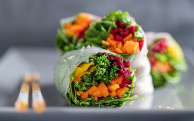 Cabbage Chicken Wraps