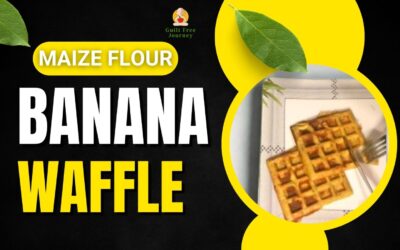 Maize flour banana Waffle