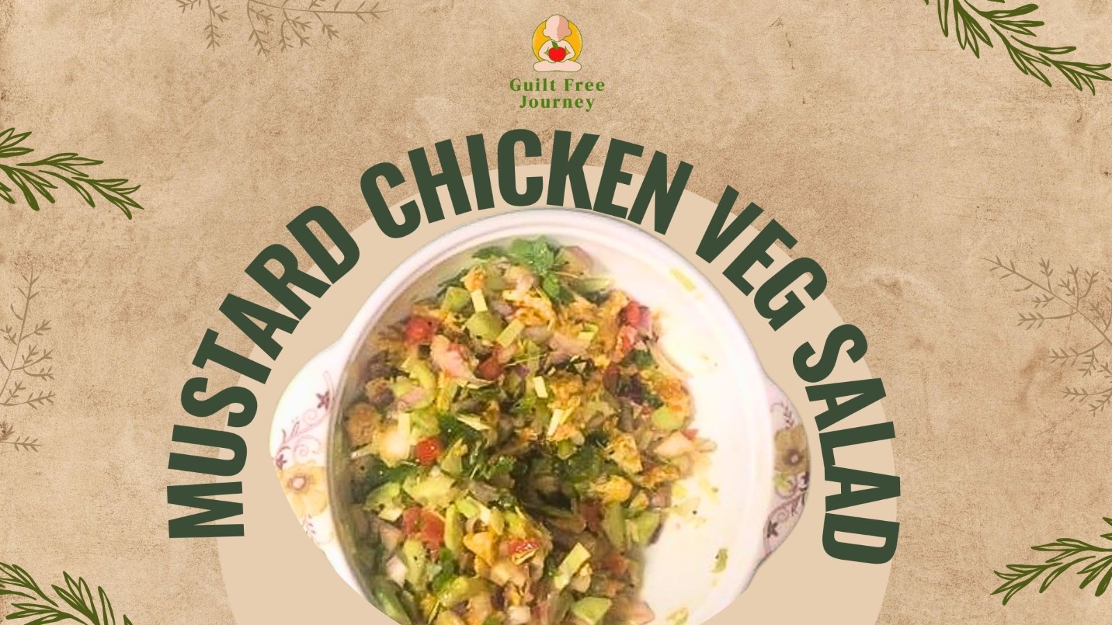 Mustard Chicken veg salad