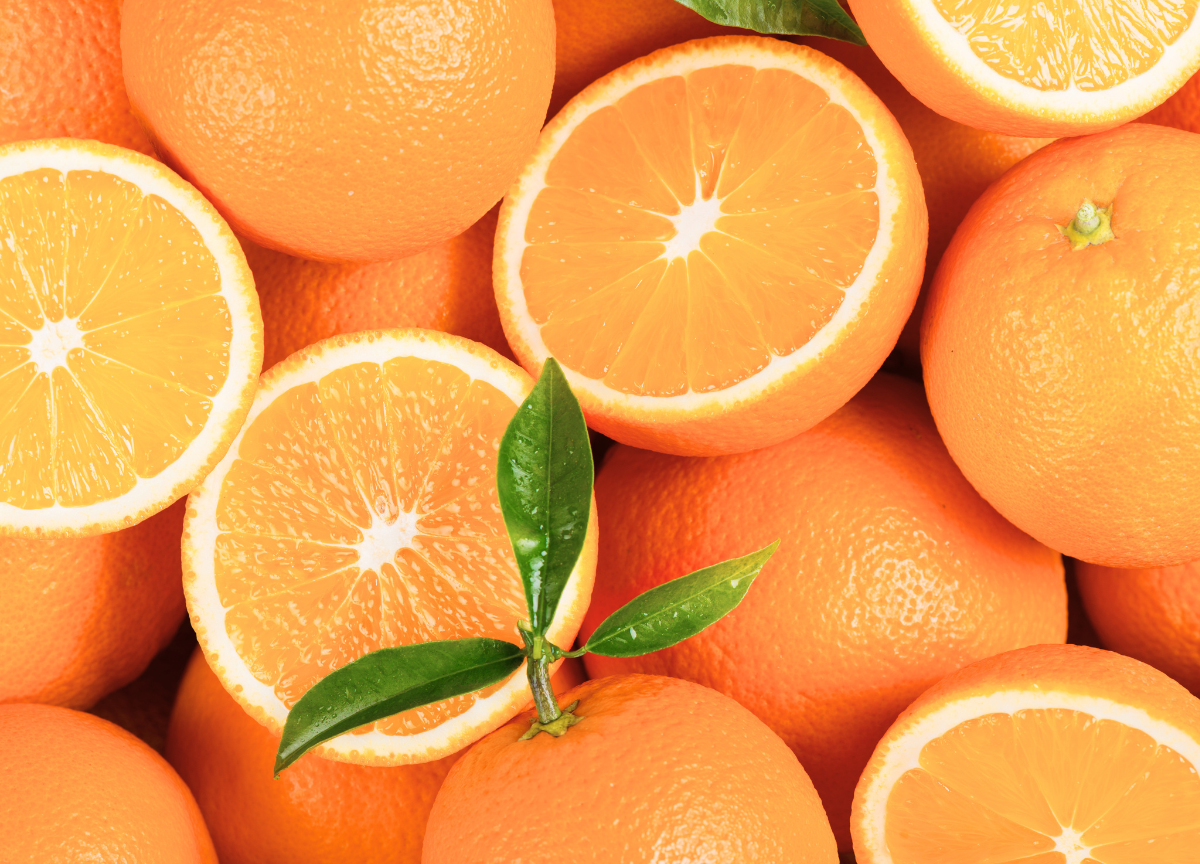 Fresh oranges rich in vitamin C for winter health